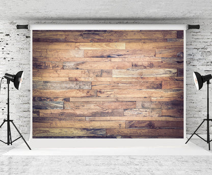 Toile de fond photo en bois brun grain de bois vintage