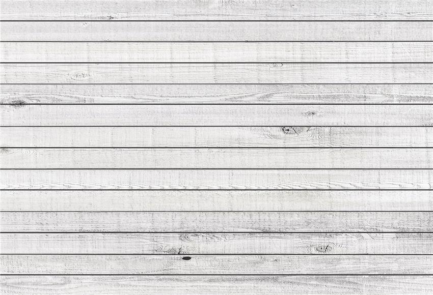Toile de fond de photographie de portrait de mur en bois blanc pour le studio