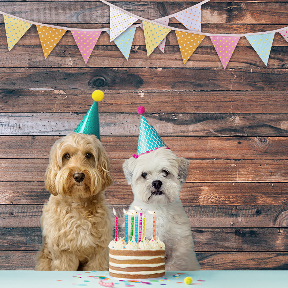 Toile de fond numérique bois rustique texture bois fond pour la photographie HM-H10001