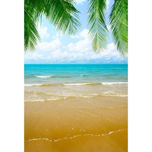 Toile de fond de paysage de bord de mer pour la photographie de vacances de mer d'été