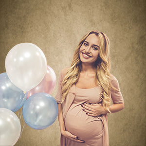 Toile de fond de portrait d'art abstrait marron et marron clair