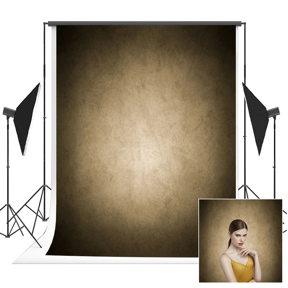 Toile de fond de portrait d'art abstrait marron et marron clair