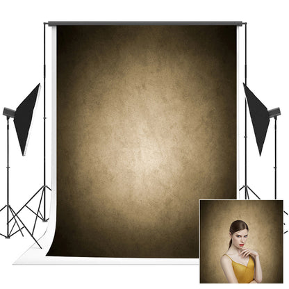 Toile de fond de portrait d'art abstrait marron et marron clair