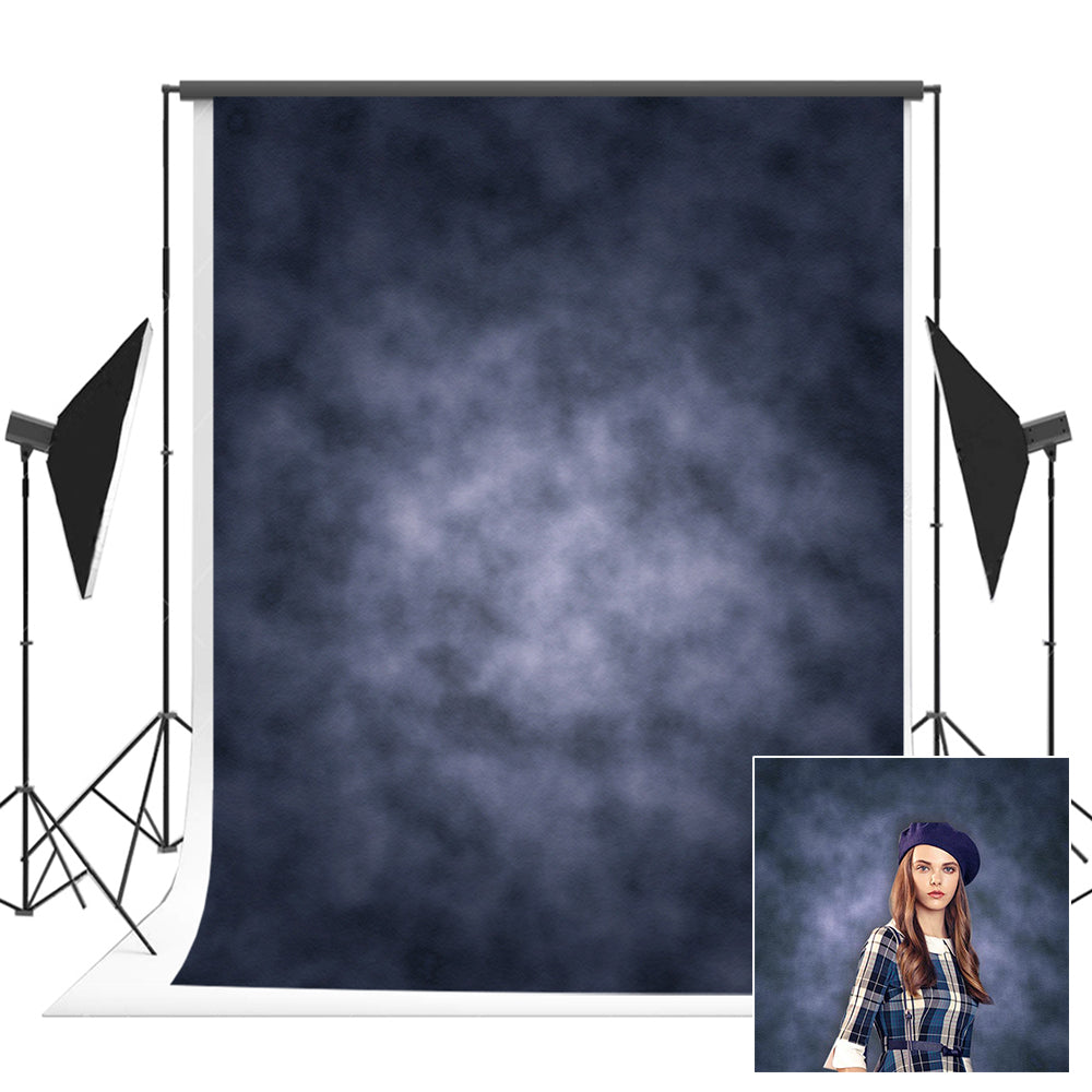 Toile de fond abstraite rétro bleu Art portrait photographie photo fond studio K14818