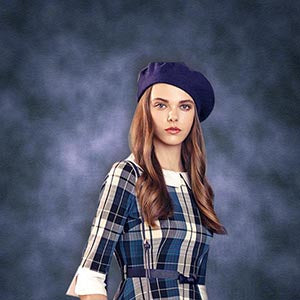 Toile de fond abstraite rétro bleu Art portrait photographie photo fond studio K14818
