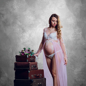 Toile de fond de portrait abstrait gris de noir pour la photographie