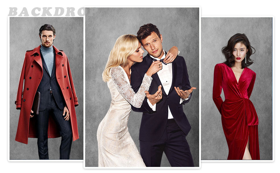 Toile de fond de photomaton abstrait gris clair pour la photo