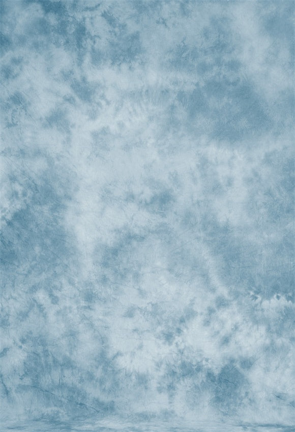 Toile de fond abstraitee de photomaton tachetés de blanc et de bleu pour la photographie