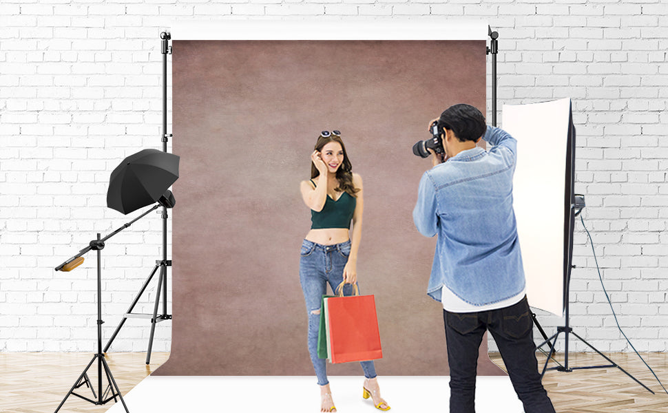 Toile de fond vintage rose foncé abstrait photographie moderne photo fond pour la photographie de portrait professionnels studio K16785