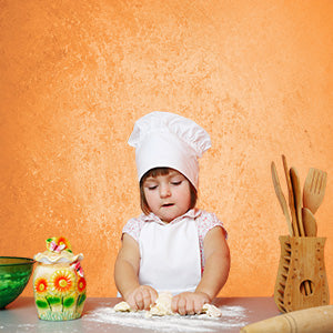 Toile de fond de studio de portrait abstrait orange foncé à contraste élevé pour la photographie K23250