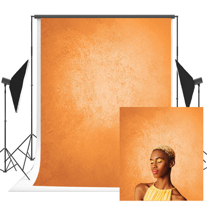 Toile de fond de studio de portrait abstrait orange foncé à contraste élevé pour la photographie K23250