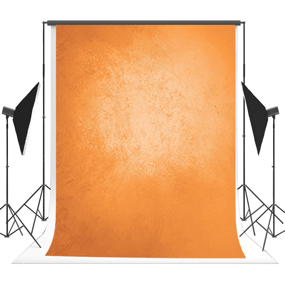Toile de fond de studio de portrait abstrait orange foncé à contraste élevé pour la photographie K23250
