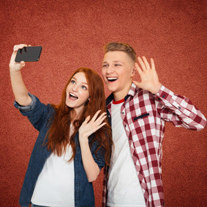 Toile de fond de studio de portrait abstrait rouge foncé à contraste élevé pour la photographie K23251