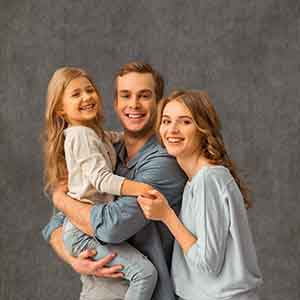 Toile de fond de portrait numérique gris abstrait pour la photographie K25468