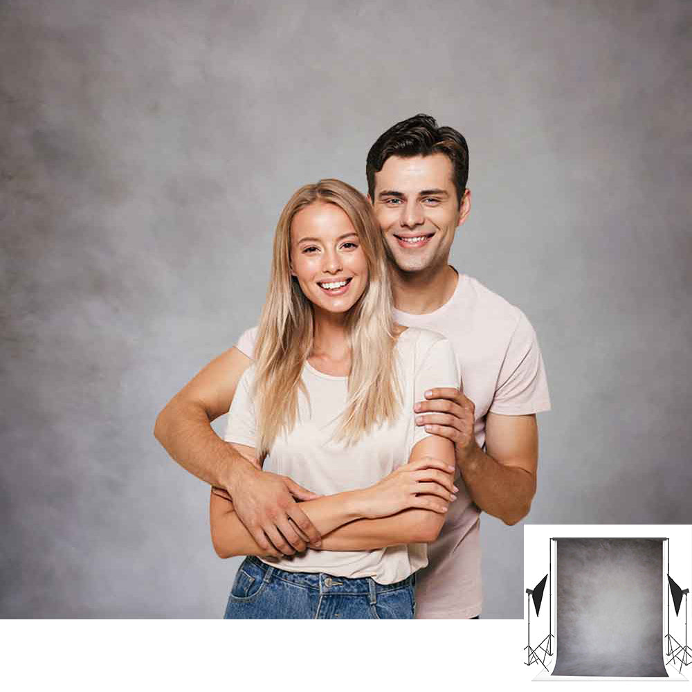 Toile de fond abstraite gris clair portrait texture photographie pour portrait photo studio K25474