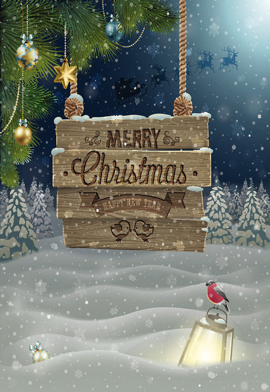 Toile de fond joyeux Noël neige Noël photographie décors pour la photo