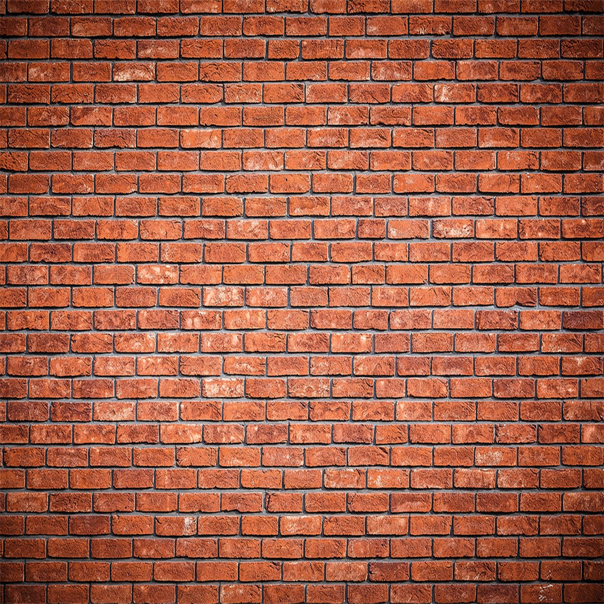 Toile de fond décors de photographie de mur de lumière blanche de brique rouge