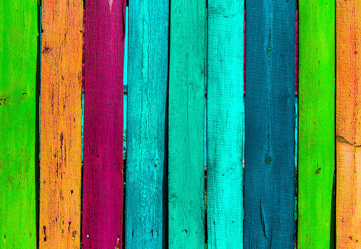 Toile de fond de photographie mur de plancher de bois coloré texture