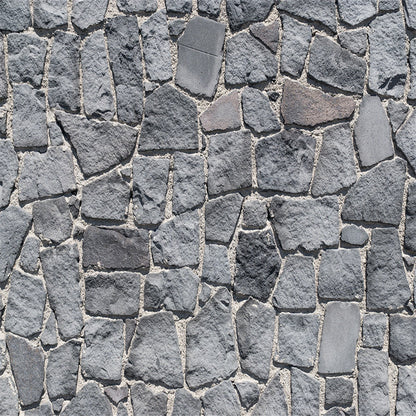 Toile de fond décors de photographie de mur de pierre grise