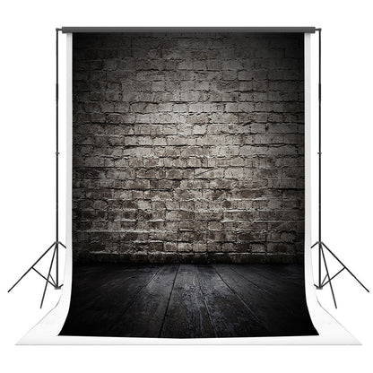 Toile de fond rétro noir brique mur photographie portrait fond pour la photographie KH02555