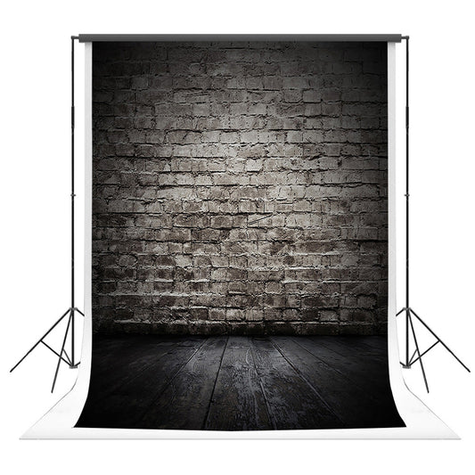 Toile de fond rétro noir brique mur photographie portrait fond pour la photographie KH02555