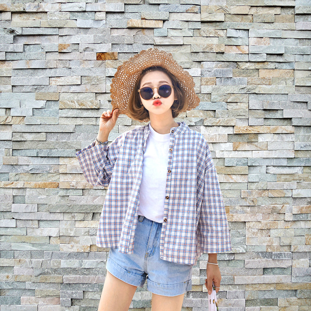 Toile de fond de mur de pierre calcaire roche mur fond imprimable photographie KH03721