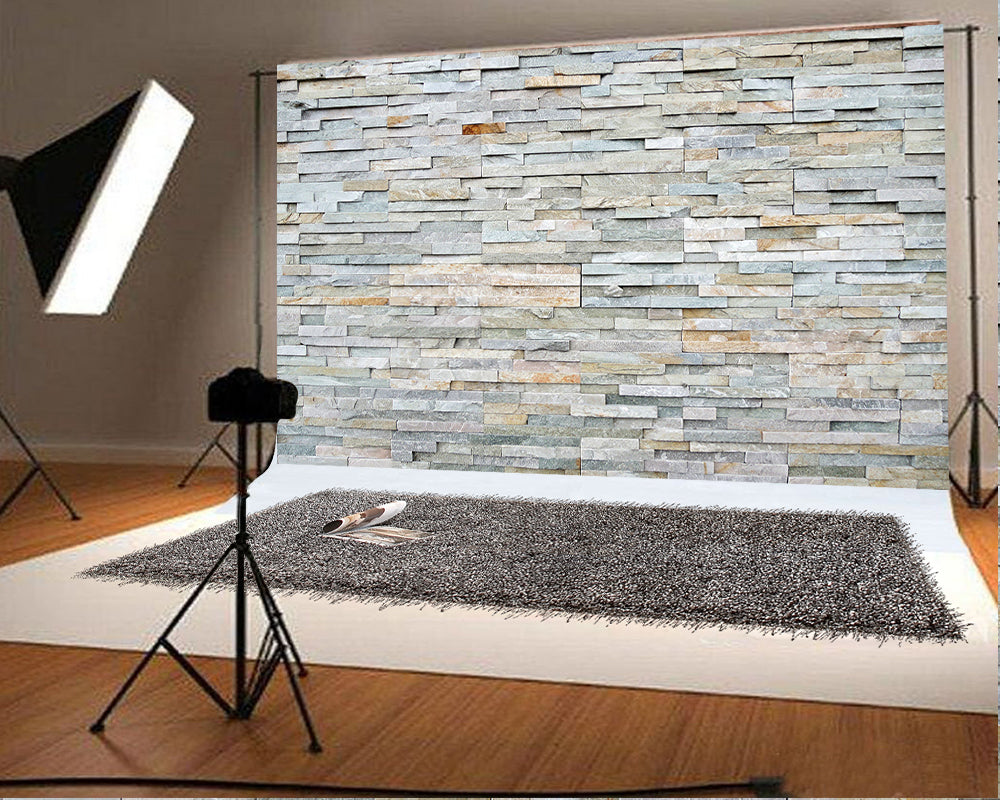 Toile de fond de mur de pierre calcaire roche mur fond imprimable photographie KH03721