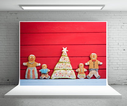 Toile de fond de photographie de mur en bois de Noël rouge