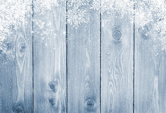 Toile de fond de photographie de mur en bois de flocon de neige pour Noël photo