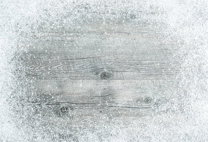 Toile de fond de flocon de neige bois photographie fond de Noël