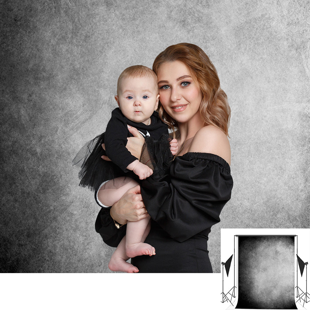 Karole Mead Art Toile de fond abstraite Noir blanc pour la photographie