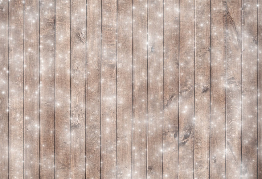 Toile de fond de photographie chaude de mur en bois de flocon de neige de Noël