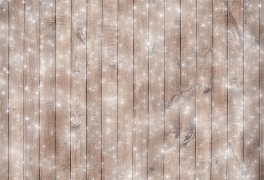 Toile de fond de photographie chaude de mur en bois de flocon de neige de Noël