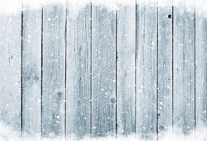 Toile de fond de flocon de neige blanc mur en bois photographie fond de Noël