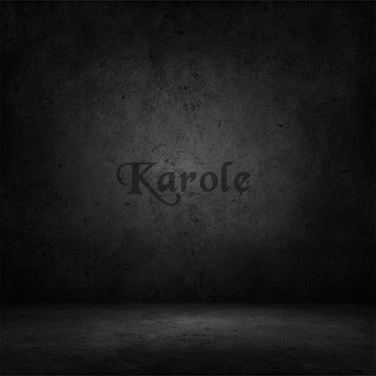 Karole Mead Art Toile de fond abstraite Noir gris texture