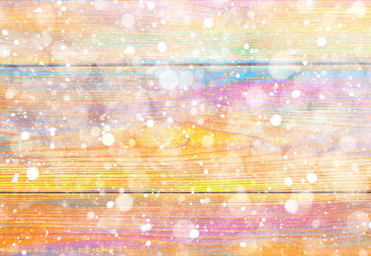 Toile de fond de couverture de neige couleur bois photo de Noël