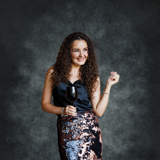 Toile de fond abstraite noir beaux-arts portrait studio numérique photographie KH23619
