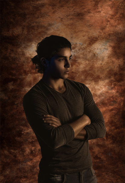 Toile de fond abstraite marron foncé pour le studio de photographie