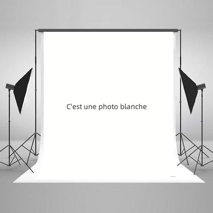 Toile de fond photo de couleur unie blanche pour le studio