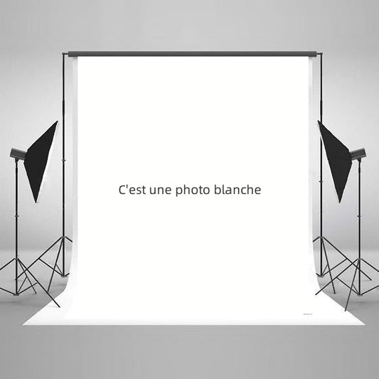Toile de fond photo de couleur unie blanche pour le studio