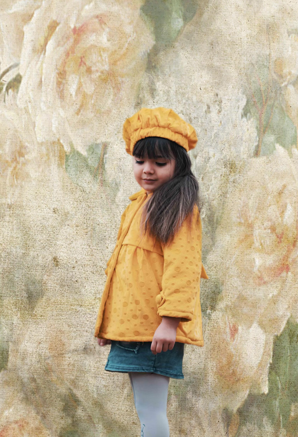 Toile de fond de portrait floral de palais rétro pour la photographie
