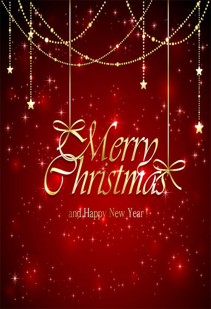 Toile de fond de paillettes d'or bordeaux joyeux Noël