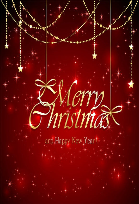 Toile de fond de paillettes d'or bordeaux joyeux Noël
