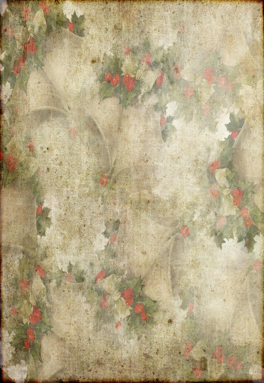 Toile de fond décors de photographie florale vintage de fruits rouges rétro pour le studio