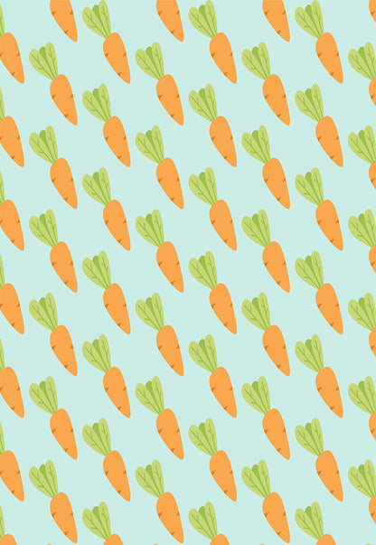 Toile de fond décors de photographie de Pâques carotte pour bébé