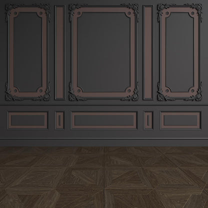 Toile de fond de plancher en bois brun foncé noir mur pour la mariage