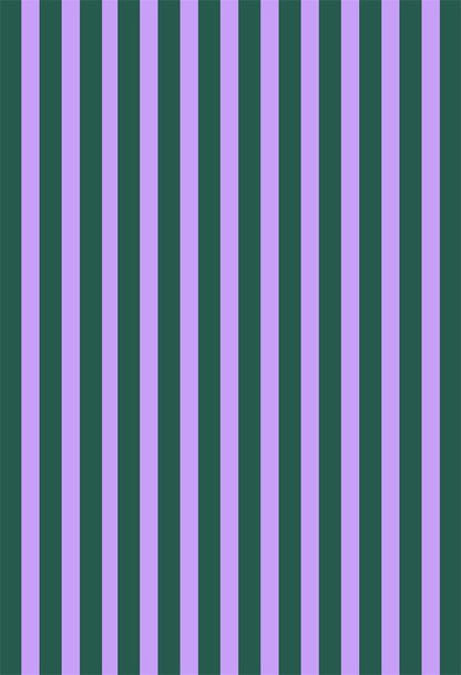 Lavender and Dark Green Stripes Backdrops for Photography Prop
