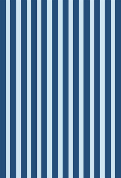Navy Blue and Sky Blue Stripes Photography Backdrops for Studio