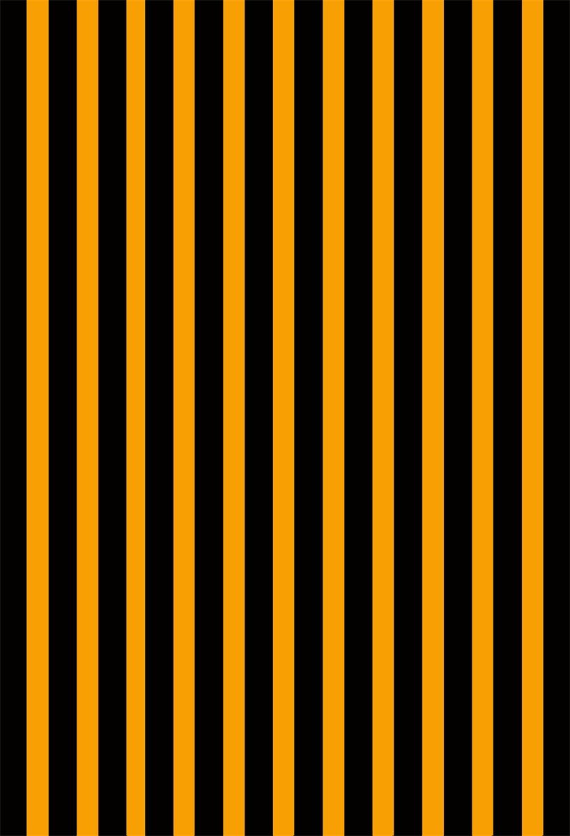 Black and Orange Stripes Photo Studio Backdrops