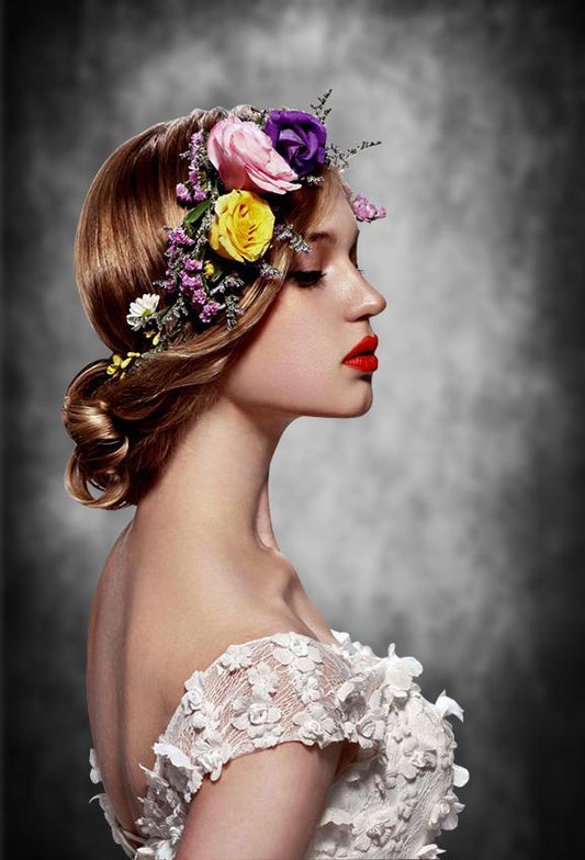 Toile de fond de lumière imprimée au centre sombre de photographie ancien maître abstrait